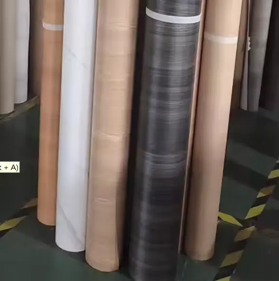 0.08mm-0.30mm ligna greno PVC-ornama filmo