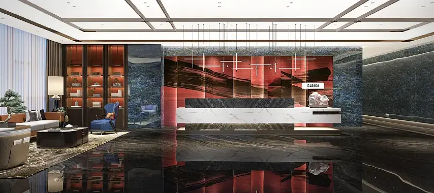 Moderna Dezajno Marmora PVC -Filma Rulo